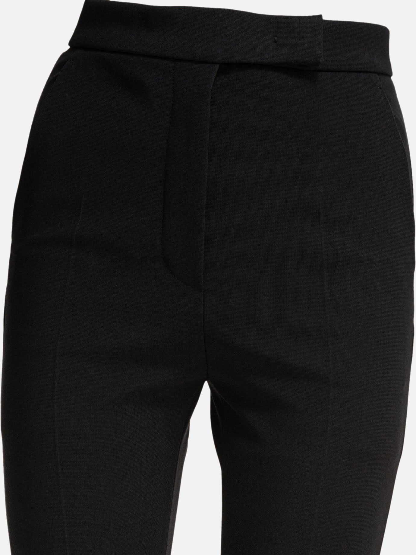 Max Mara Straight-leg trousers Black