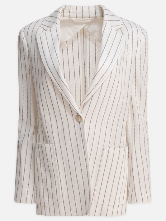 Max Mara "Jadi" blazer 19774220_40 White 1