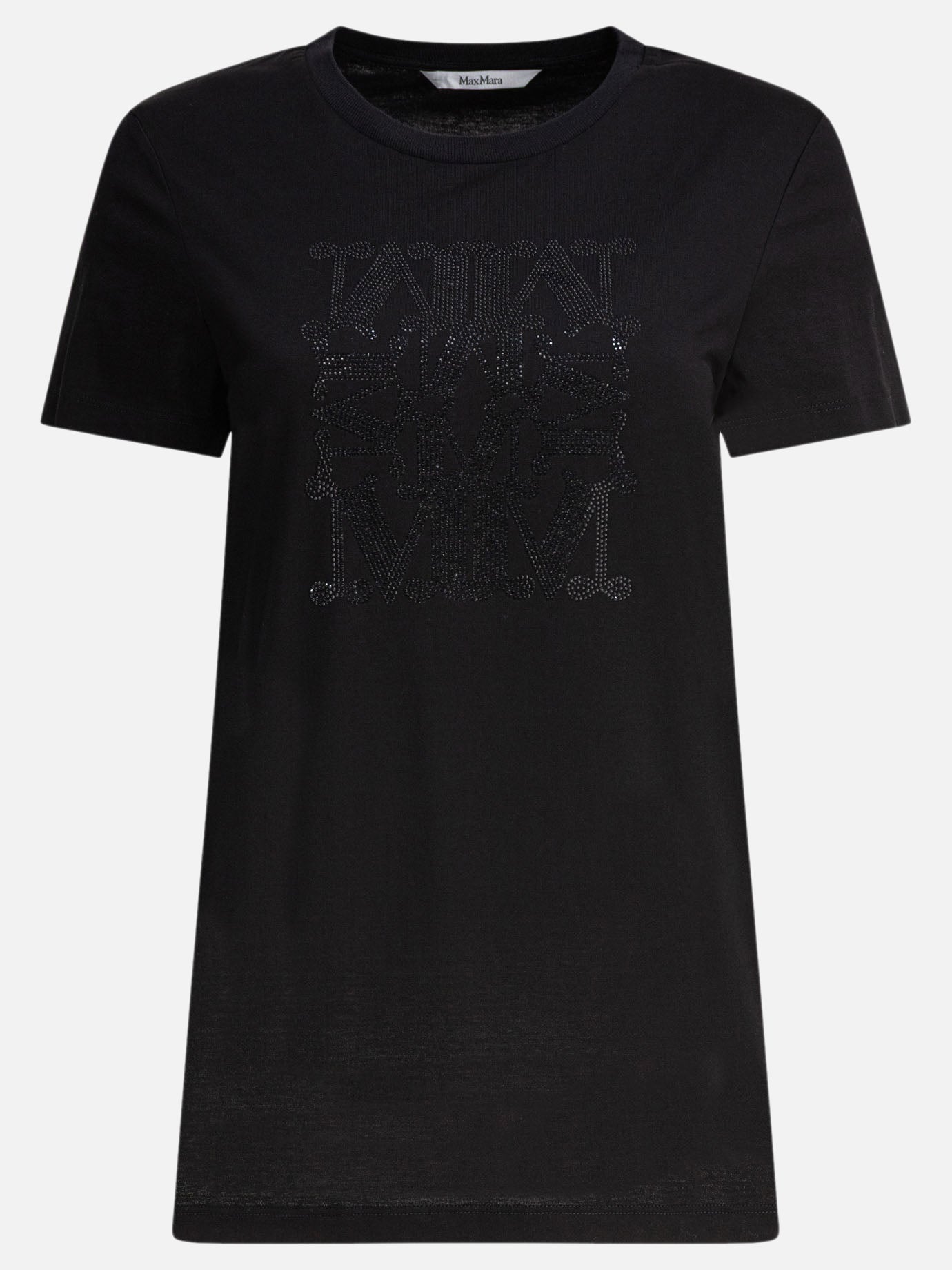 Tシャツ・カットソー MAX MARA Giovane cotton t-shirt Nero MaxMarabesque cotton T-shirt, black | 