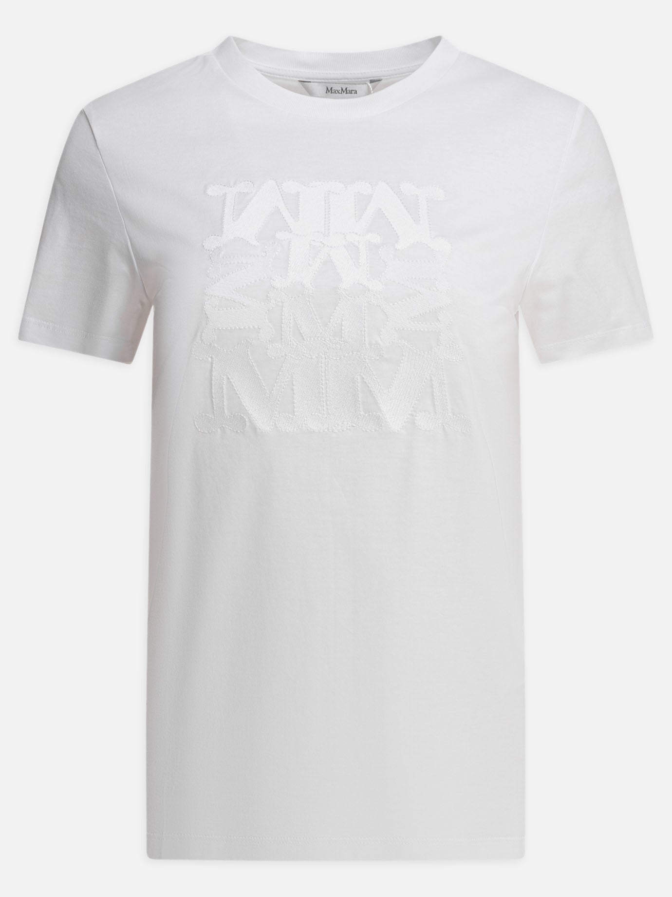 Max Mara T-shirt &quot;MaxMarabesque&quot; 12301332_XS White thumbnail_1