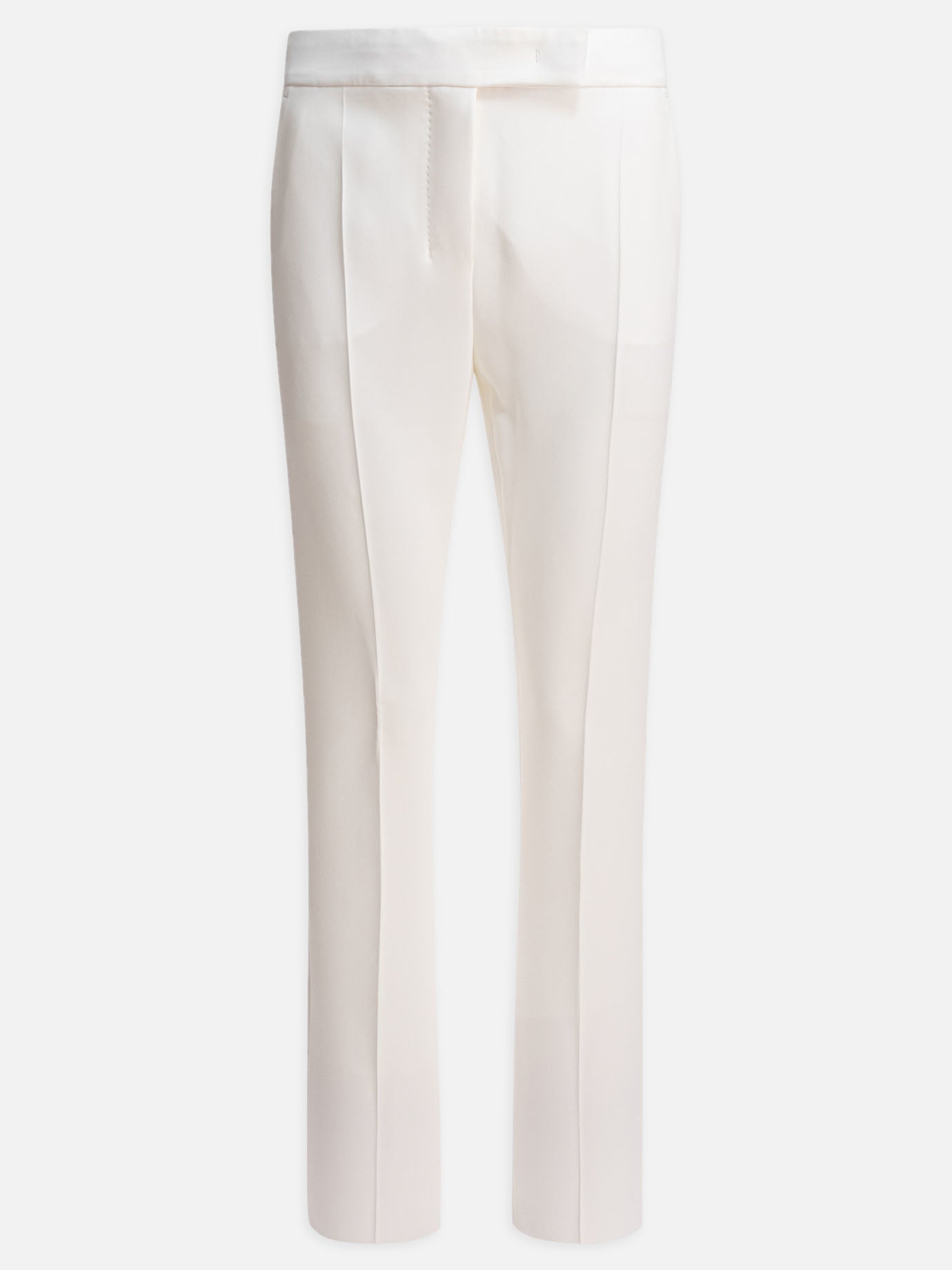 Tailored trousers Solid colour  White - Max Mara Pianoforte Women | PDP | VIETTI Online Store | Zoom-Modal

