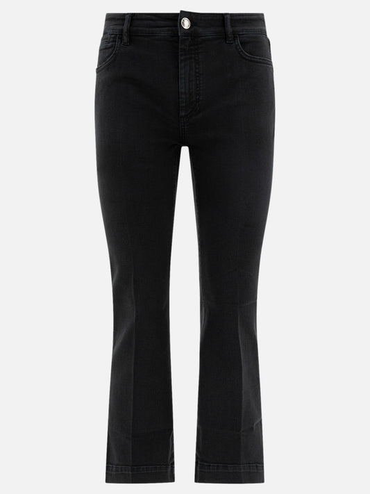 Jeans a gamba dritta Solid colour  Nero - Max Mara Sportmax Donna | VIETTI Online Store 
