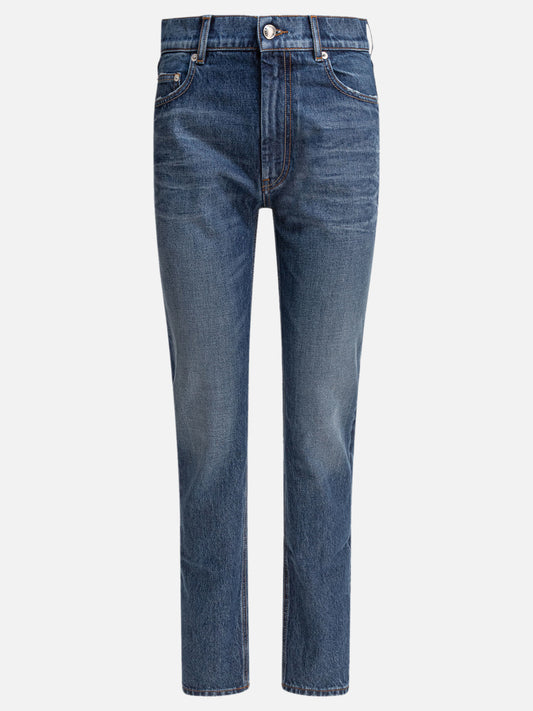 Jeans a gamba dritta Solid colour  Blu - Max Mara Sportmax Donna | VIETTI Online Store 
