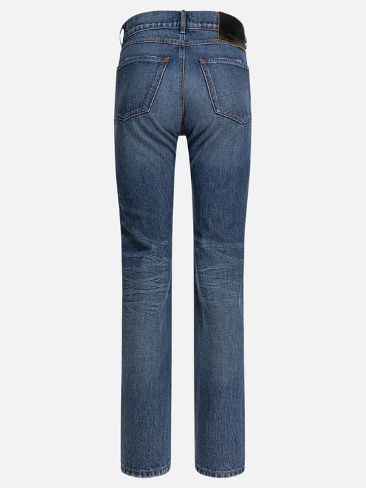Jeans a gamba dritta Solid colour  Blu - Max Mara Sportmax Donna | VIETTI Online Store | 2
