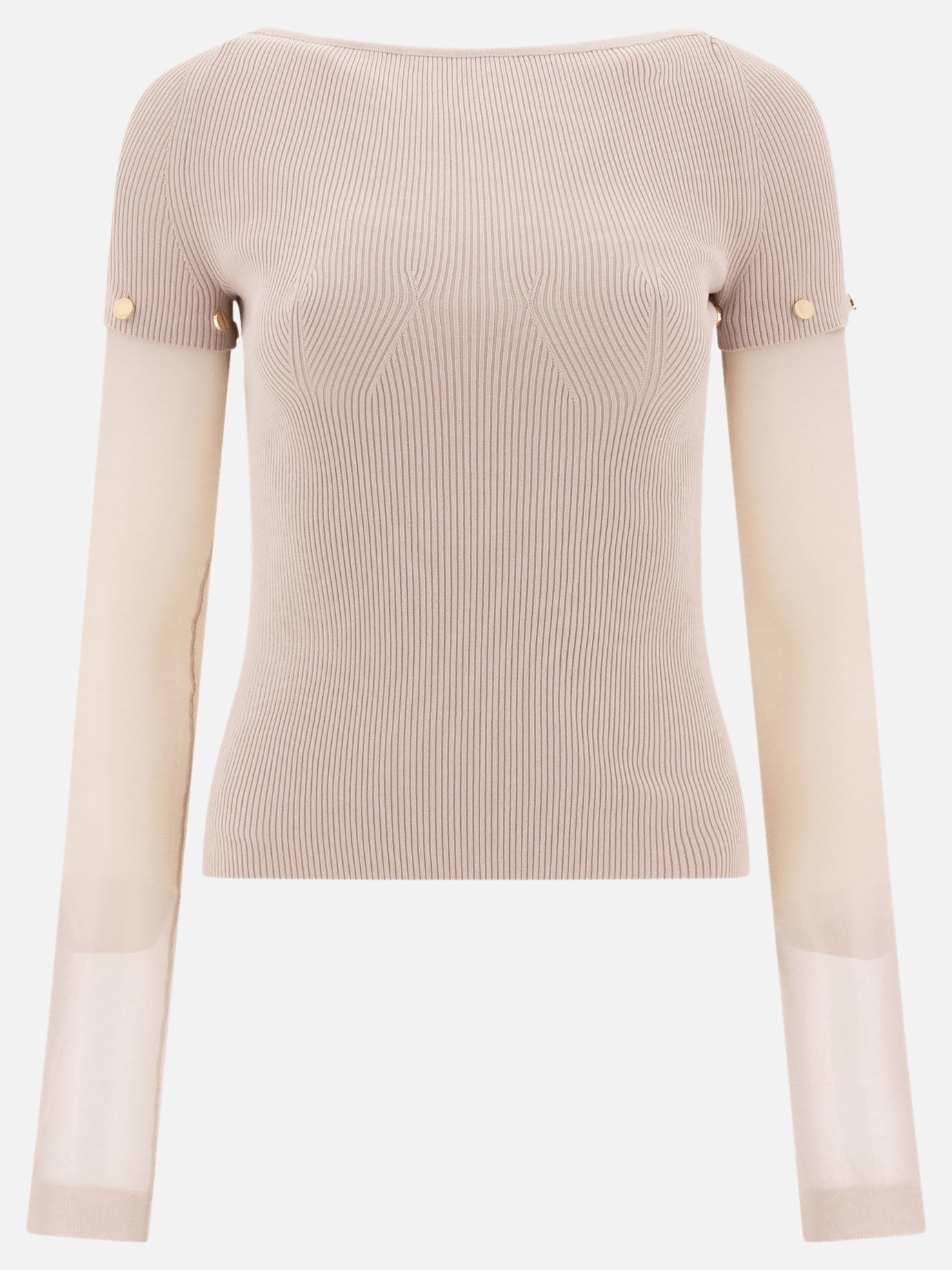 T-shirt girocollo Solid colour  Rosa - Max Mara Sportmax Donna | PDP | VIETTI Online Store | thumbnail