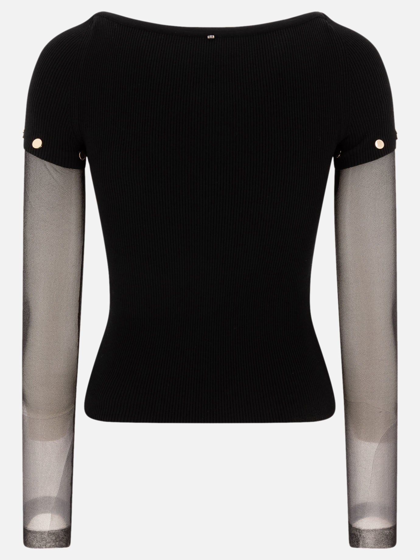 T-shirt girocollo Solid colour  Nero - Max Mara Sportmax Donna | PDP | VIETTI Online Store | thumbnail_2