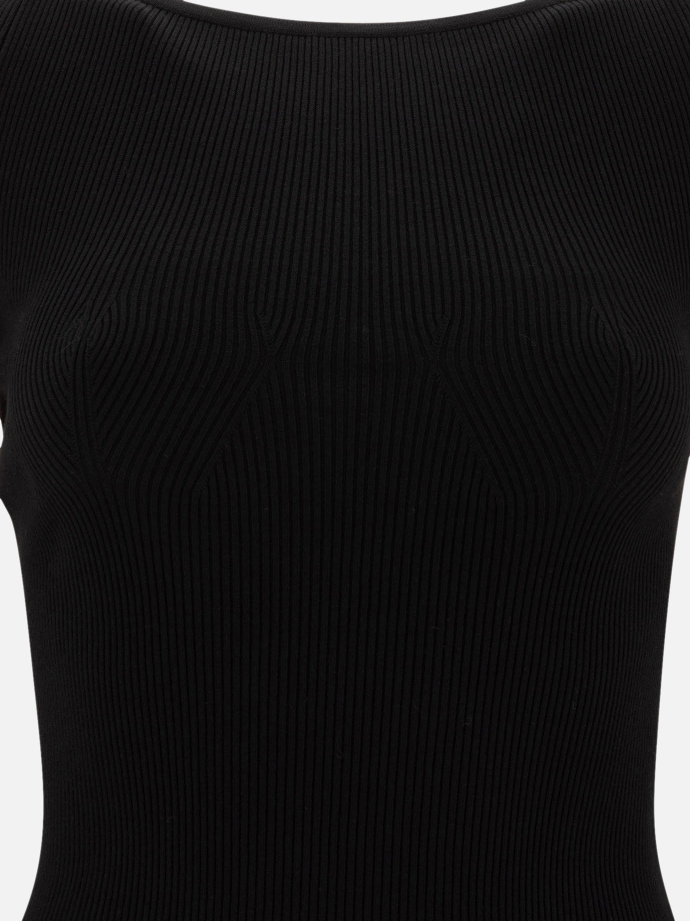 T-shirt girocollo Solid colour  Nero - Max Mara Sportmax Donna | PDP | VIETTI Online Store | thumbnail_3