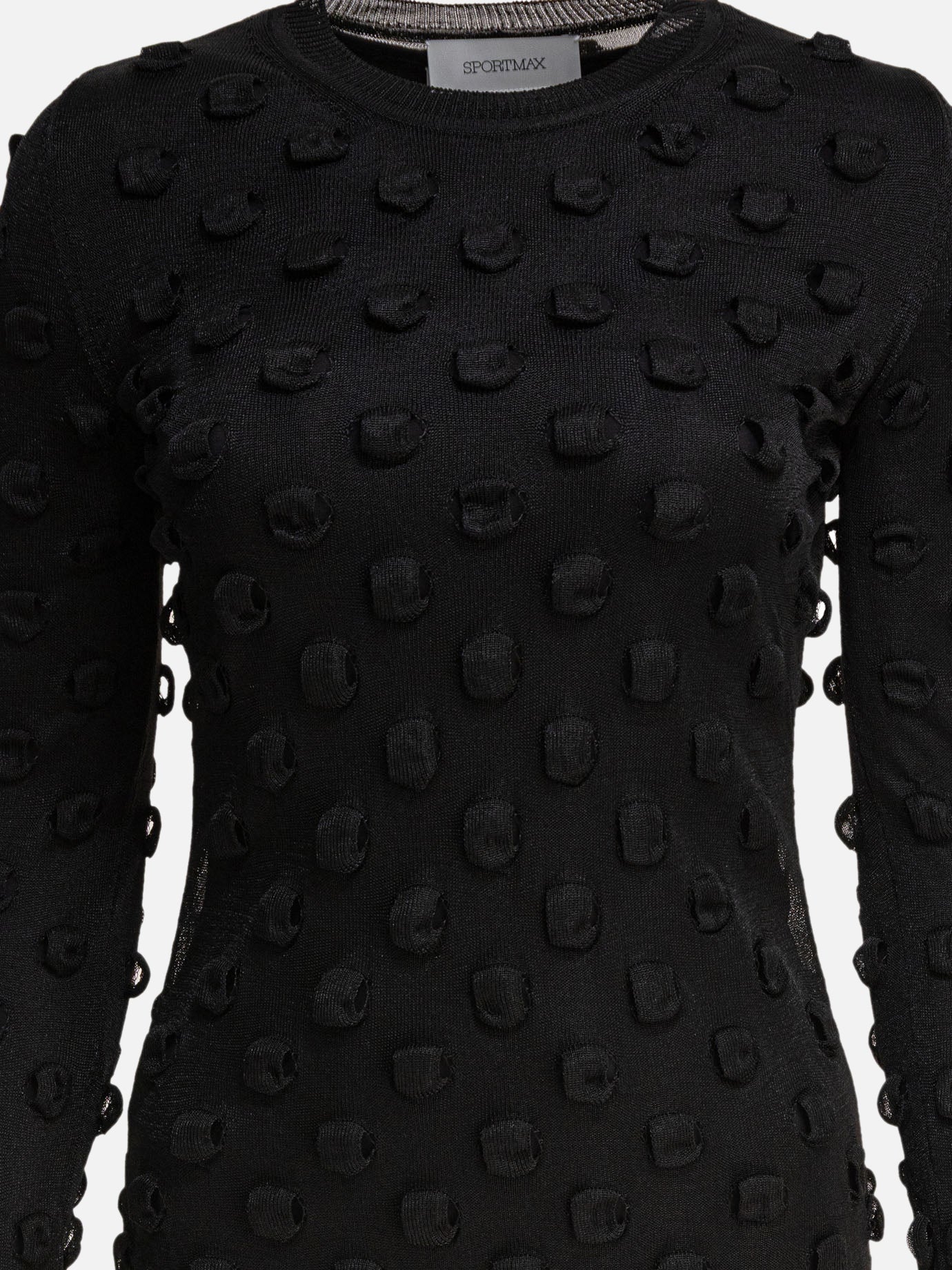 Abiti lunghi Solid colour  Nero - Max Mara Sportmax Donna | PDP | VIETTI Online Store | thumbnail_3