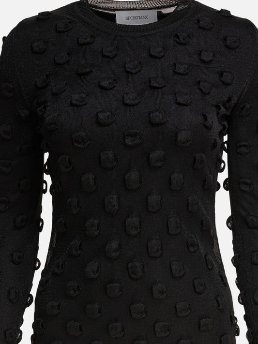Max Mara Sportmax Long flared dress Black

