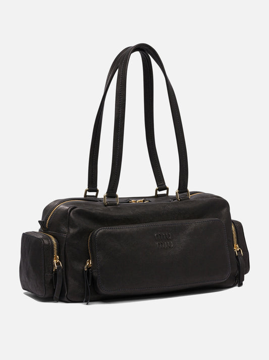 Borse medie 100% lamb leather  Nero - Miu Miu Donna | PDP | VIETTI Online Store | 2
