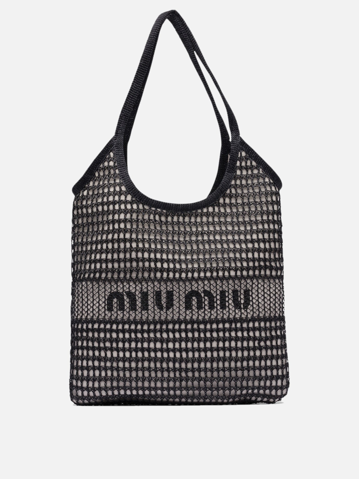 Borse medie Logo  Nero - Miu Miu Donna | PDP | VIETTI Online Store | thumbnail