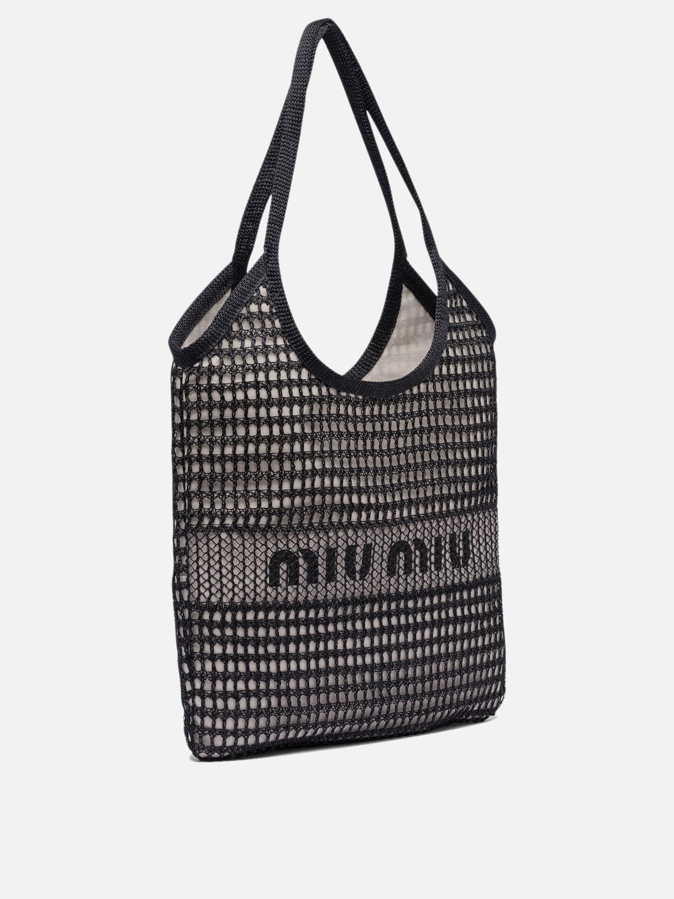 Borse medie Logo  Nero - Miu Miu Donna | PDP | VIETTI Online Store | thumbnail_2