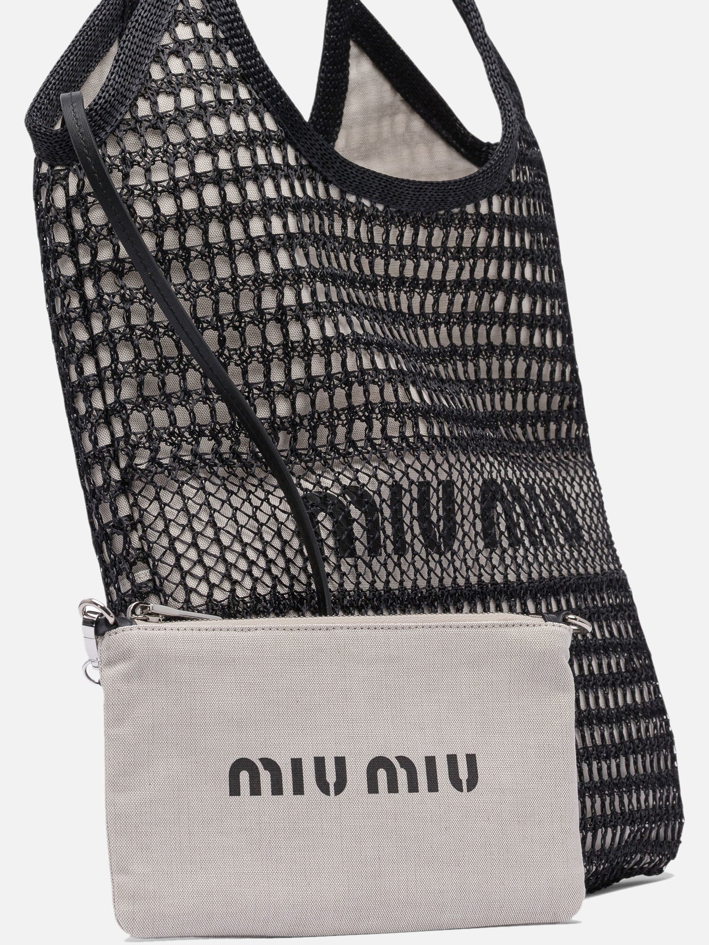 Borse medie Logo  Nero - Miu Miu Donna | PDP | VIETTI Online Store | thumbnail_4