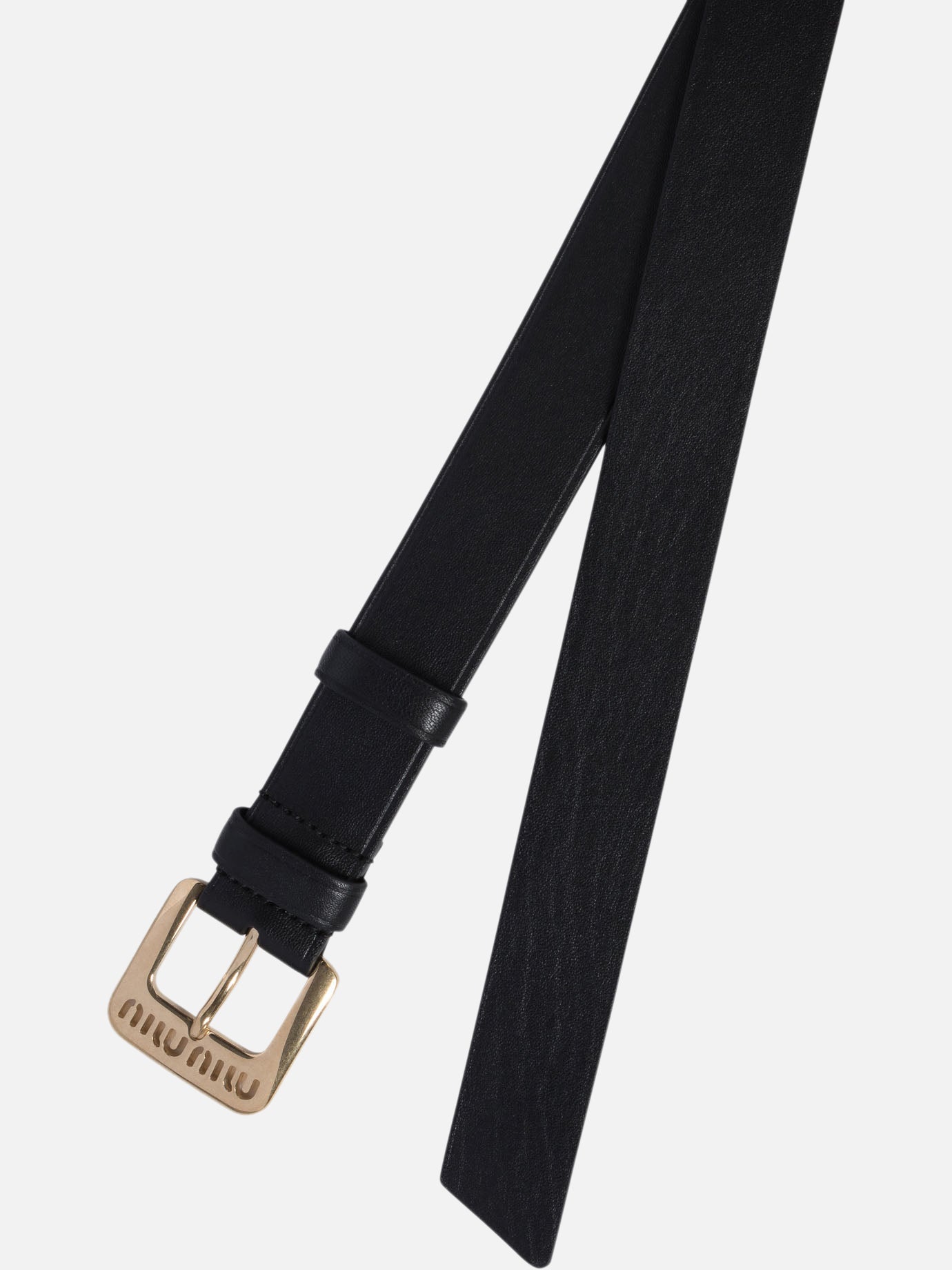 Miu Miu Leather belt - Women | VIETTI Shop