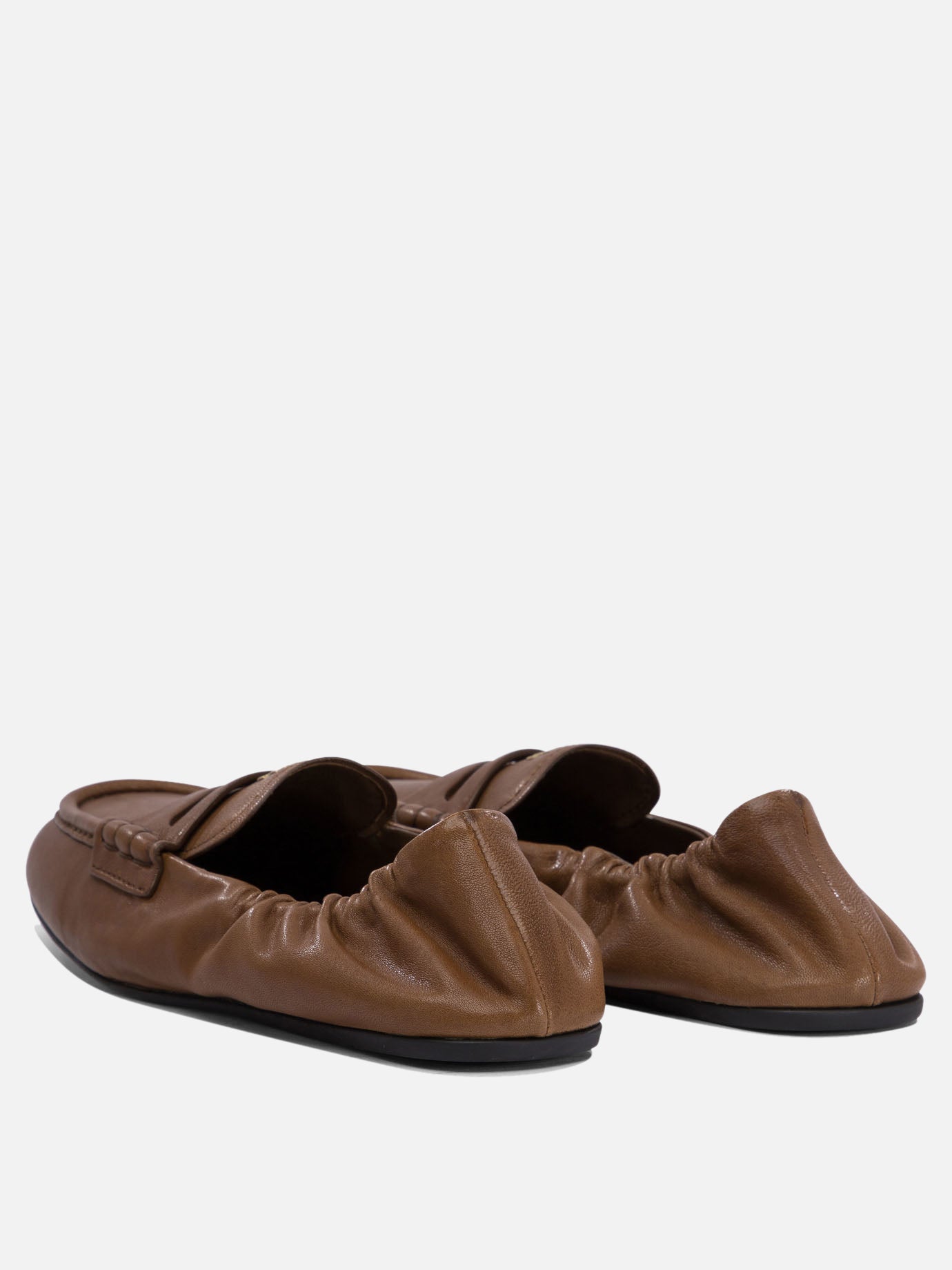 【MIUMIU】RUCHES NAPPA LEATHER LOAFERS Briarwood Ruches Nappa Leather Loafers | Miu Miu
