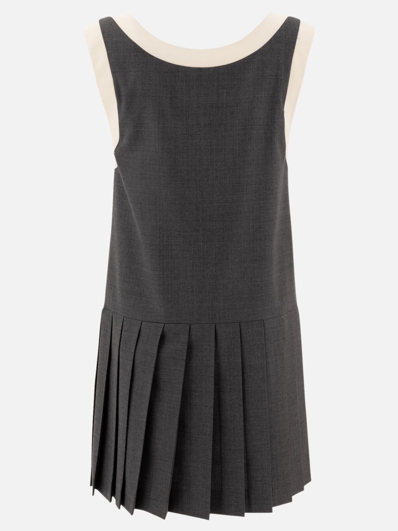 Miu Miu Grisaille dress Grey - Women | VIETTI Online Store Miu Miu Grisaille dress Grey - Women | VIETTI Online Store