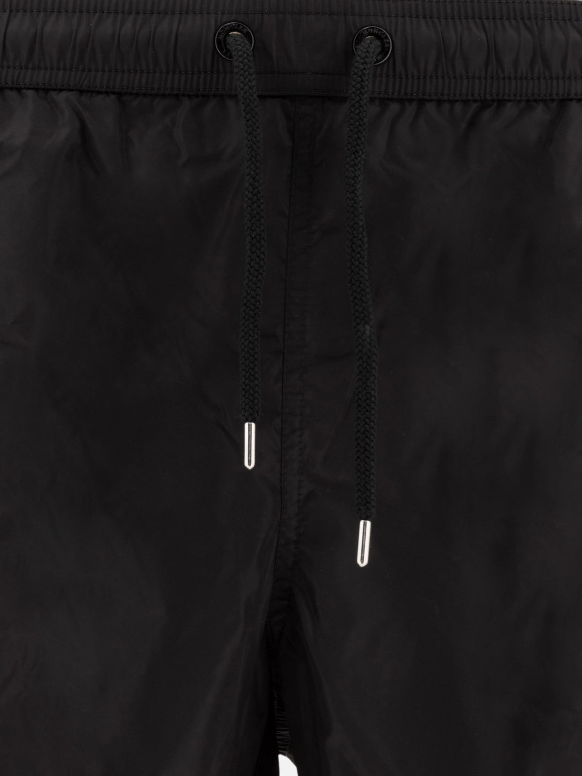 Moncler Swim shorts with logo Black