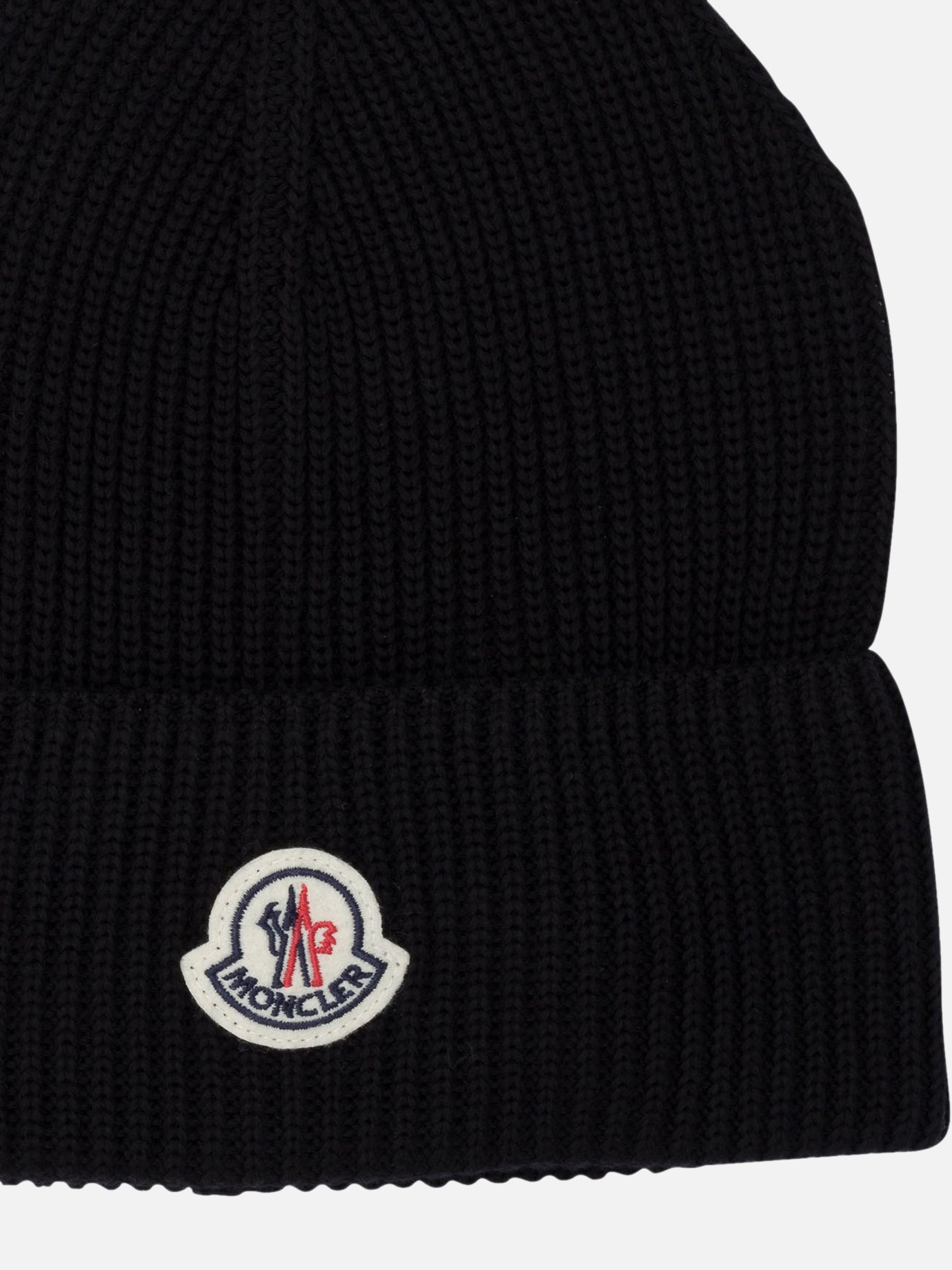 Moncler Cotton beanie 17391560_UNI Black thumbnail_3