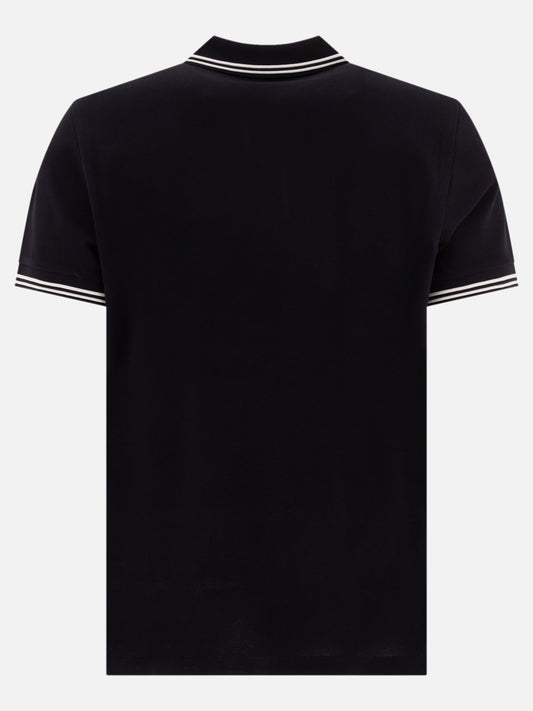 Polo con bottoni Logo  Blu - Moncler Uomo | PLP | VIETTI Online Store | 2
