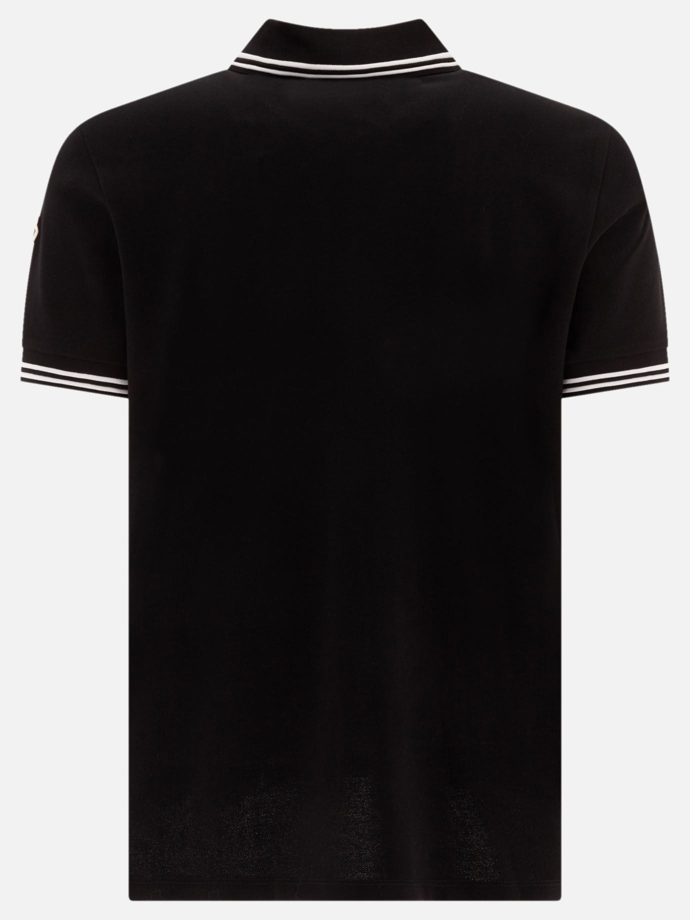 Moncler Cotton pique polo shirt 13789600_S Black thumbnail_2