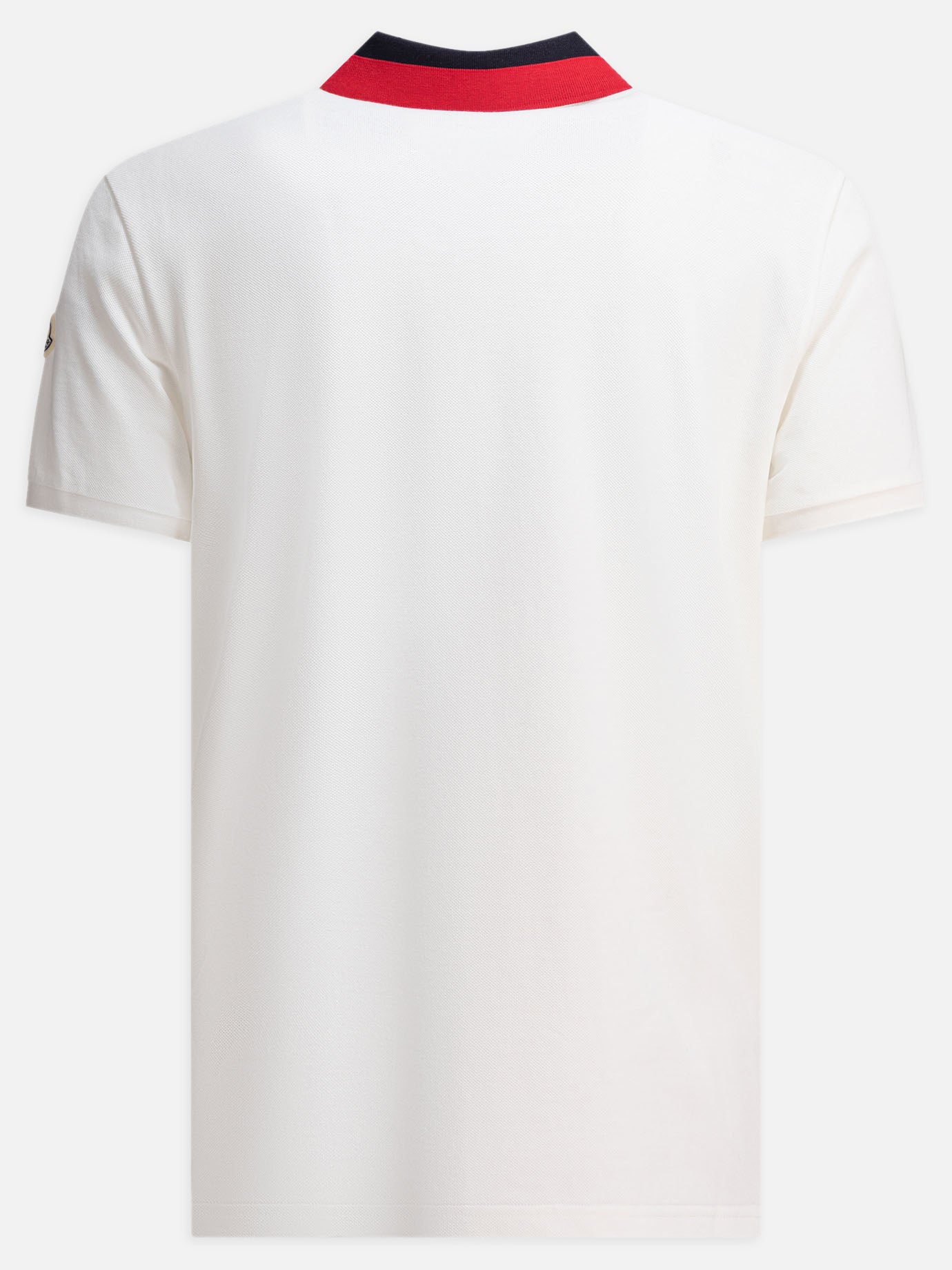 Moncler Cotton pique polo shirt 19884956_S White thumbnail_2