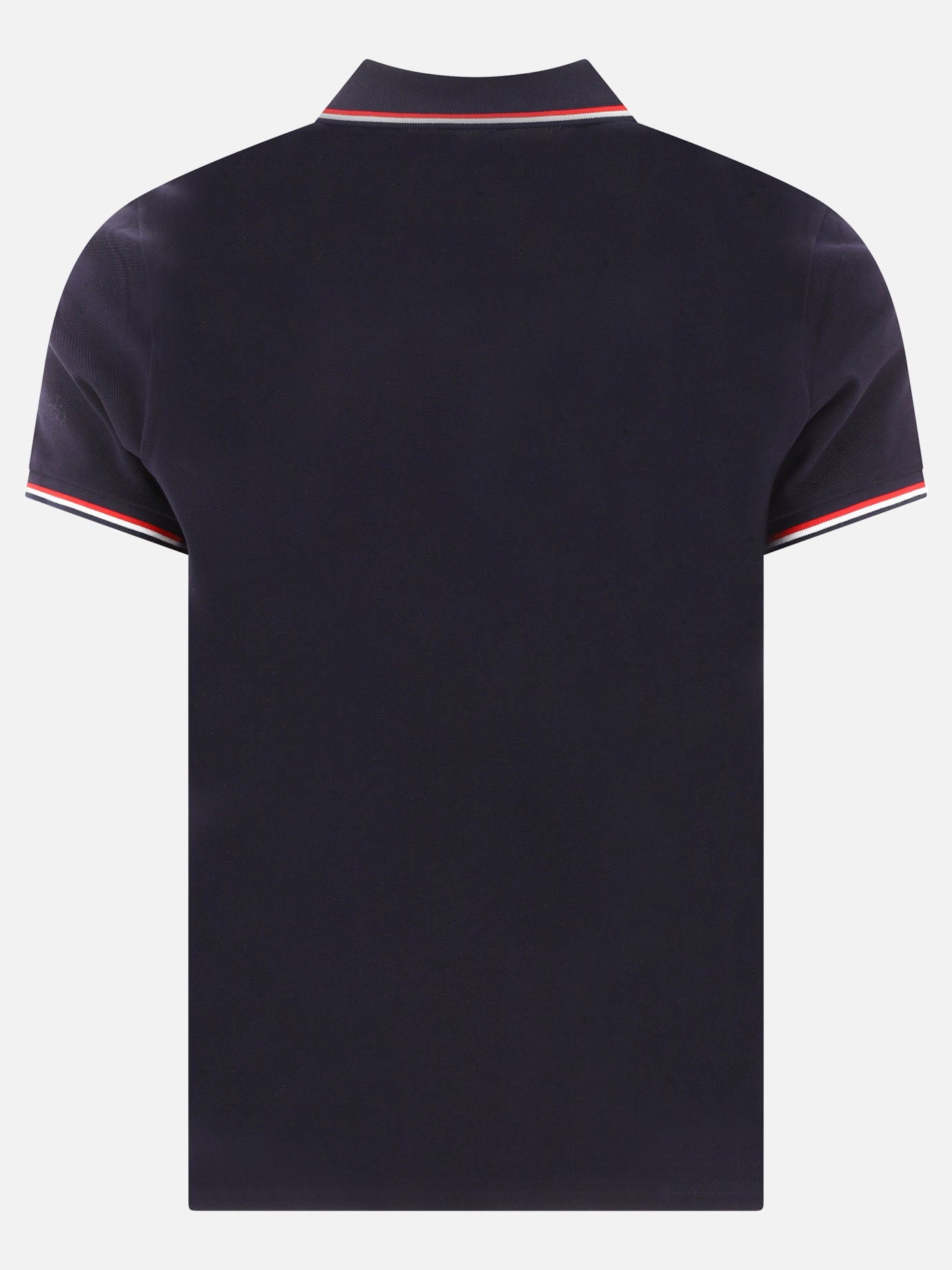 Polo con bottoni Logo  Blu - Moncler Uomo | PDP | VIETTI Online Store | thumbnail_2