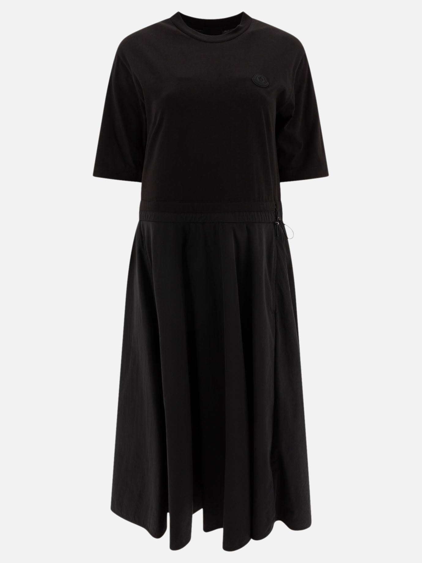 Moncler Pleated midi dress 15822010_XS Black thumbnail_1