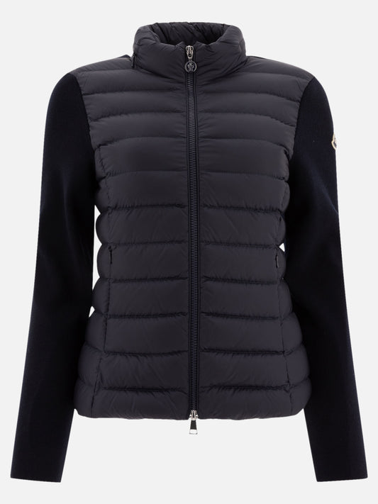 Piumini corti Logo  Blu - Moncler Donna | PLP | VIETTI Online Store 
