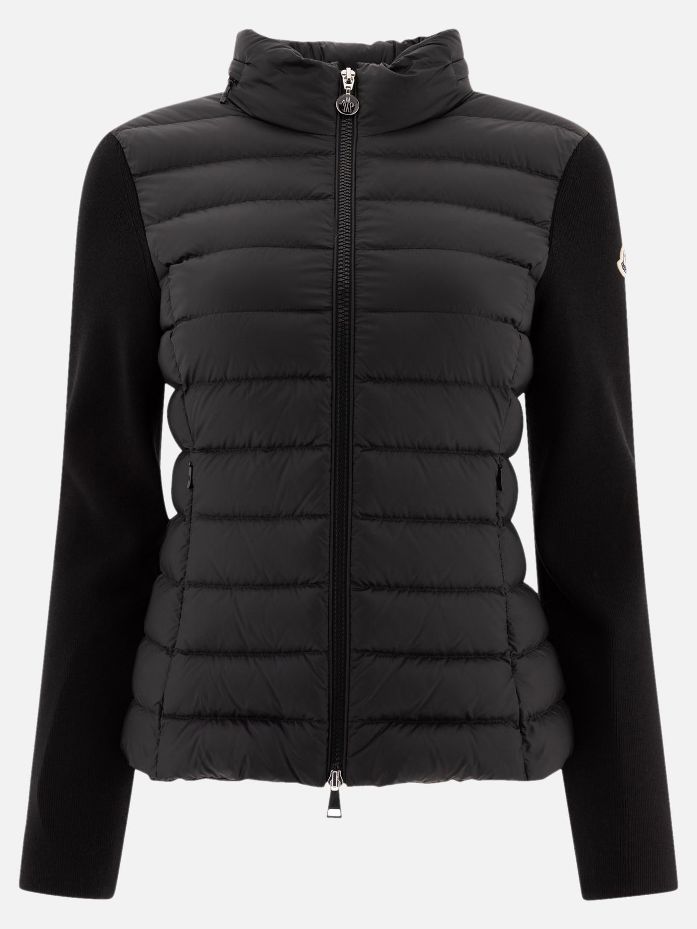 Piumini corti Logo  Nero - Moncler Donna | PDP | VIETTI Online Store | Zoom-Modal
