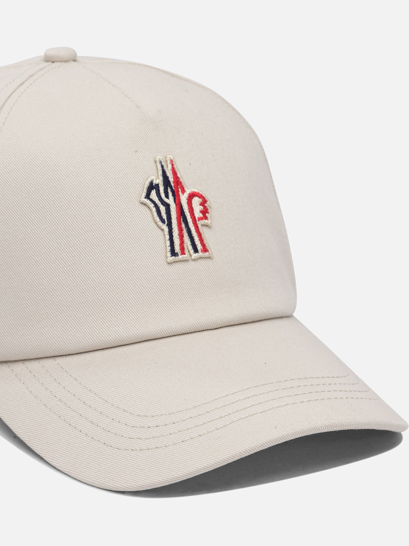 Moncler Grenoble Gabardine trucker cap Beige - Women | VIETTI