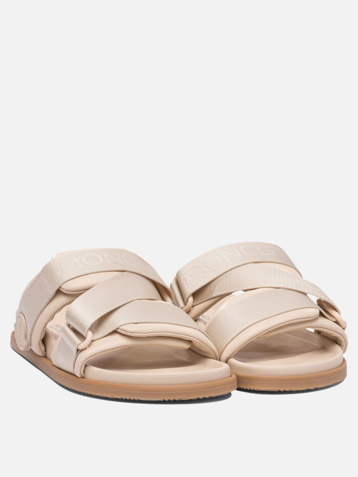Moncler "Mon Summer" slides Beige