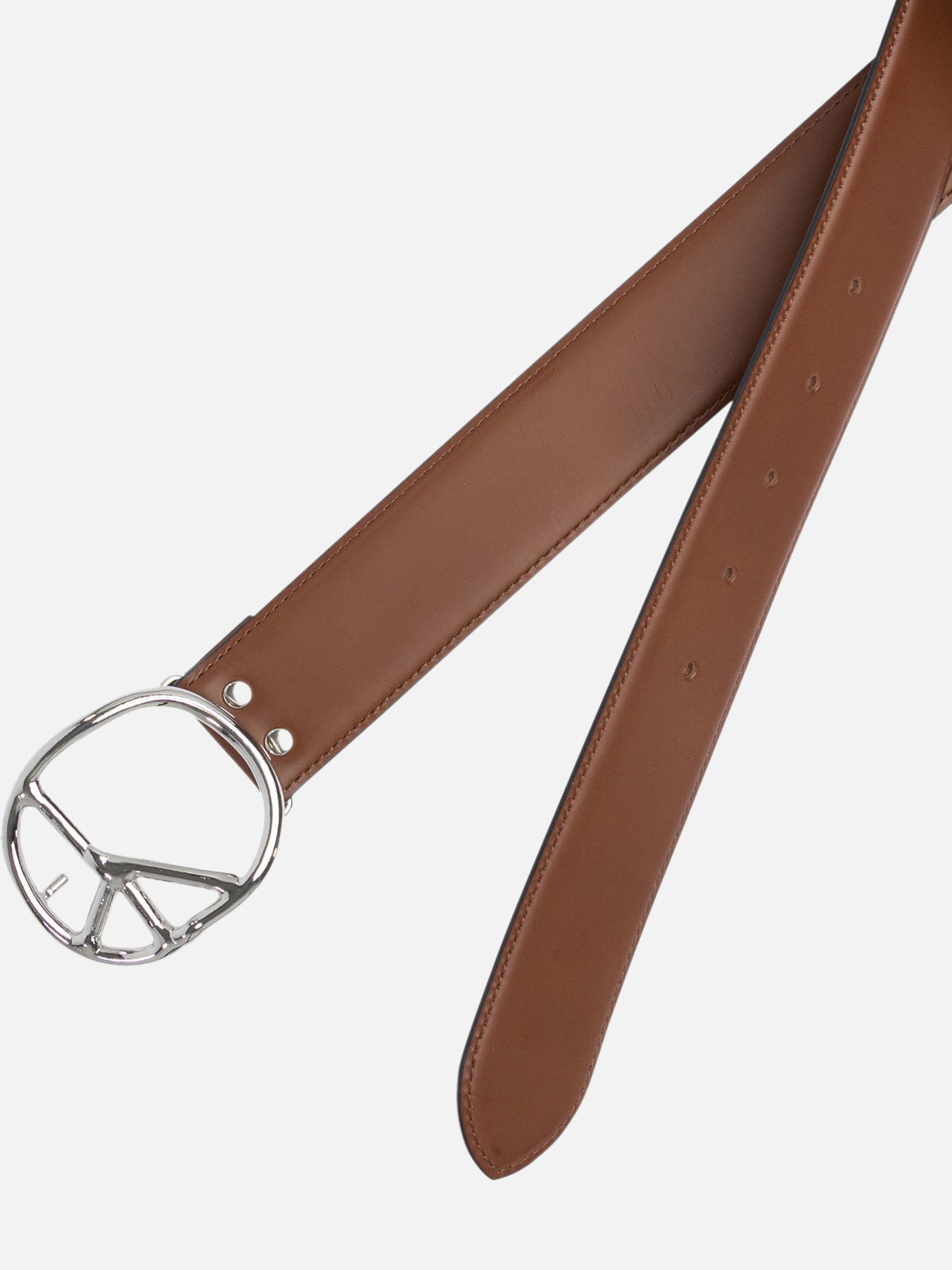 Leather belts 100% leather  Brown - Needles Men | PDP | VIETTI Online Store | thumbnail_2