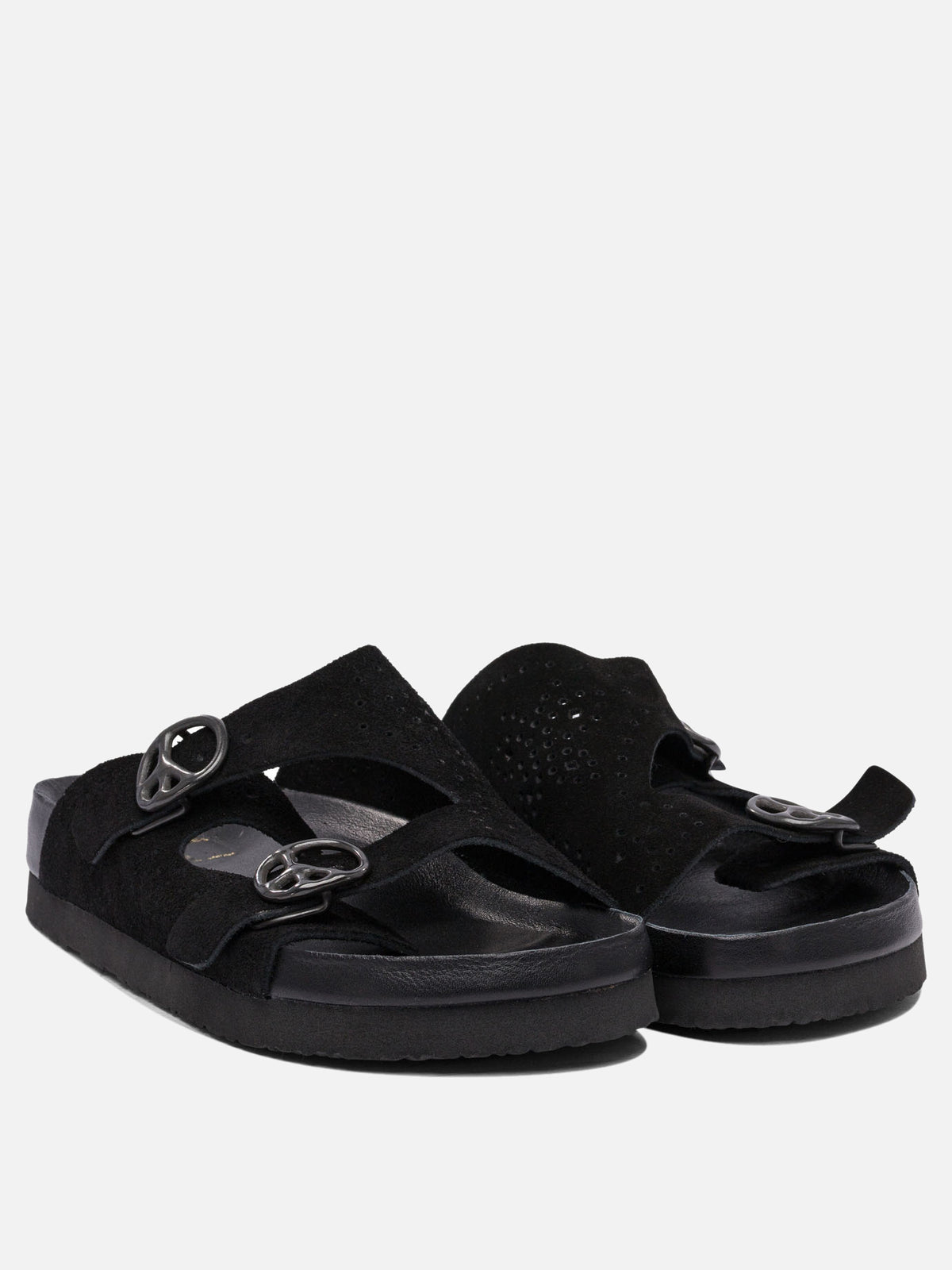 Needles "Peace" sandals Black
