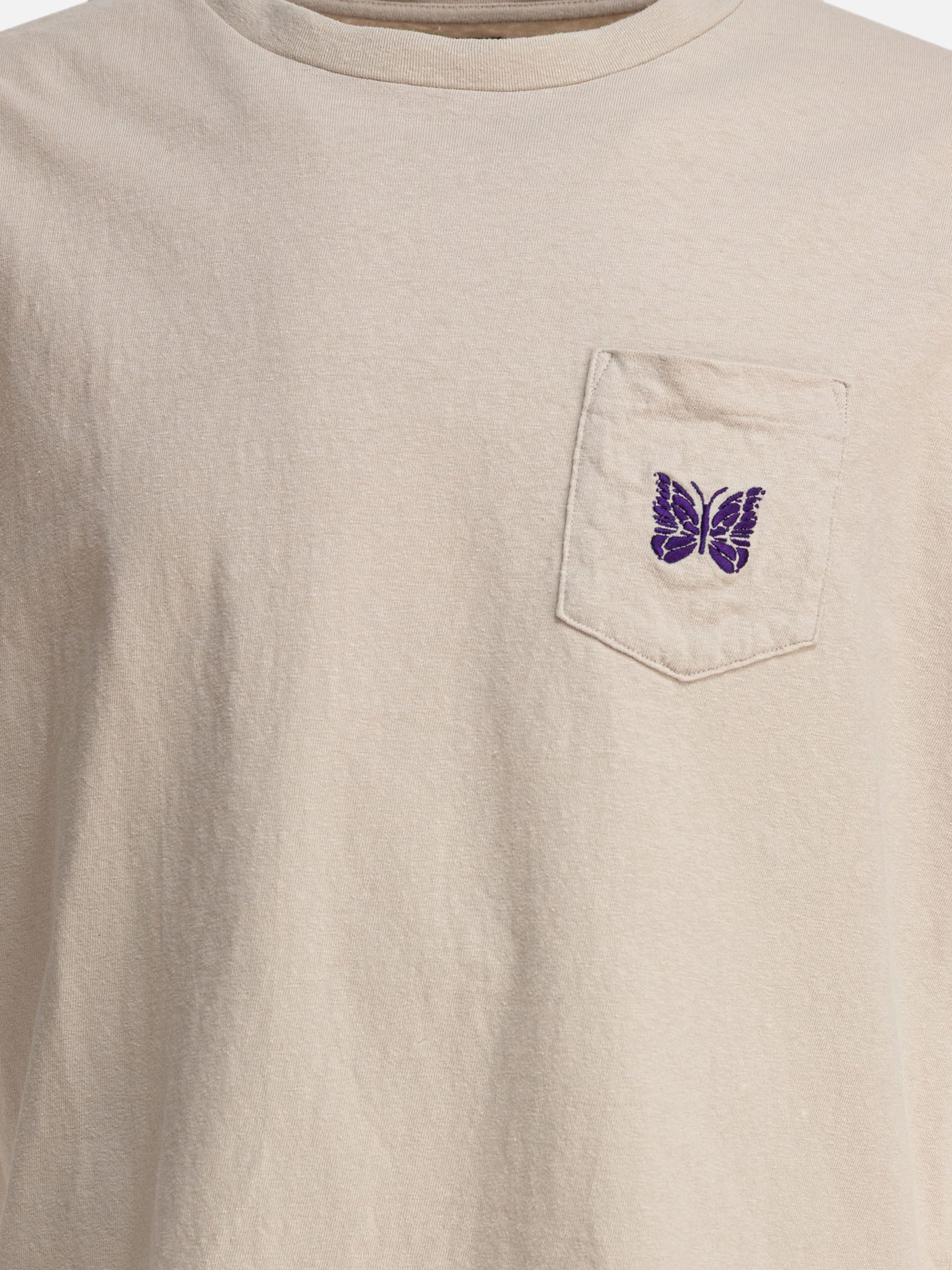 Crewneck t-shirts Logo  Beige - Needles Men | PDP | VIETTI Online Store | thumbnail_3