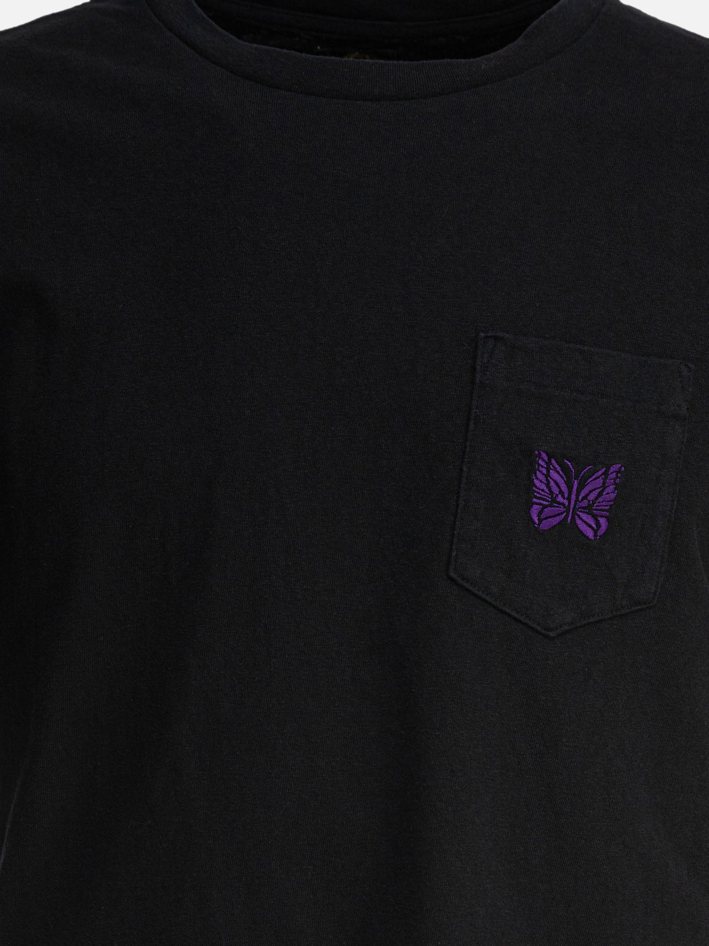 T-shirt girocollo Logo  Nero - Needles Uomo | PDP | VIETTI Online Store | thumbnail_3
