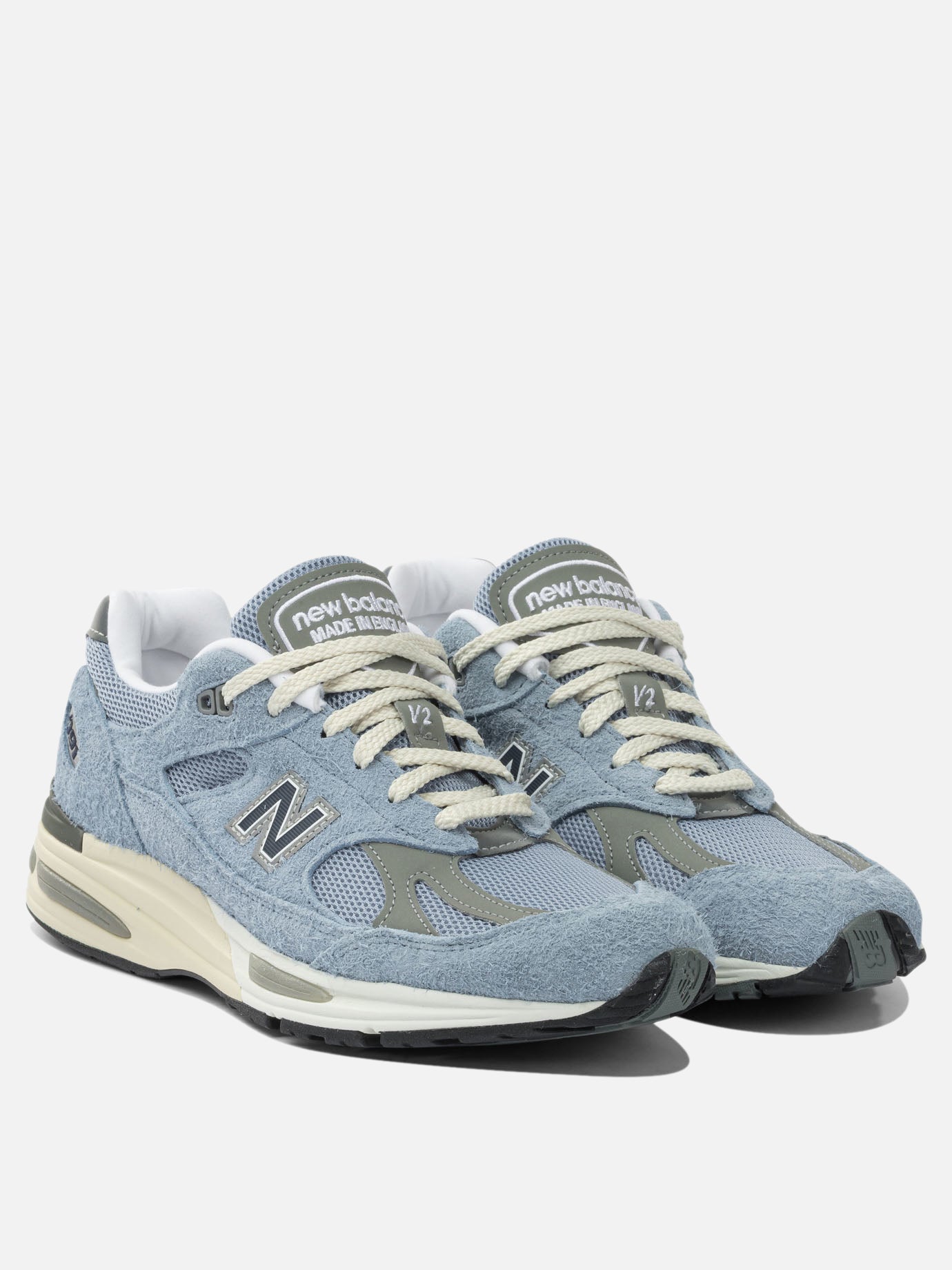 Low top sneakers 100% suede - 100% rubber  Light blue - New Balance Men | PDP | VIETTI Online Store | Zoom-Modal_2
