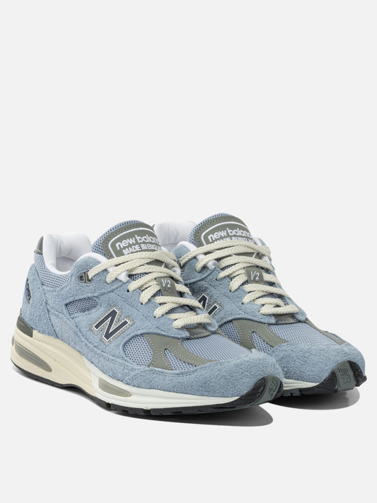 Low top sneakers 100% suede - 100% rubber  Light blue - New Balance Men | VIETTI Online Store | 2
