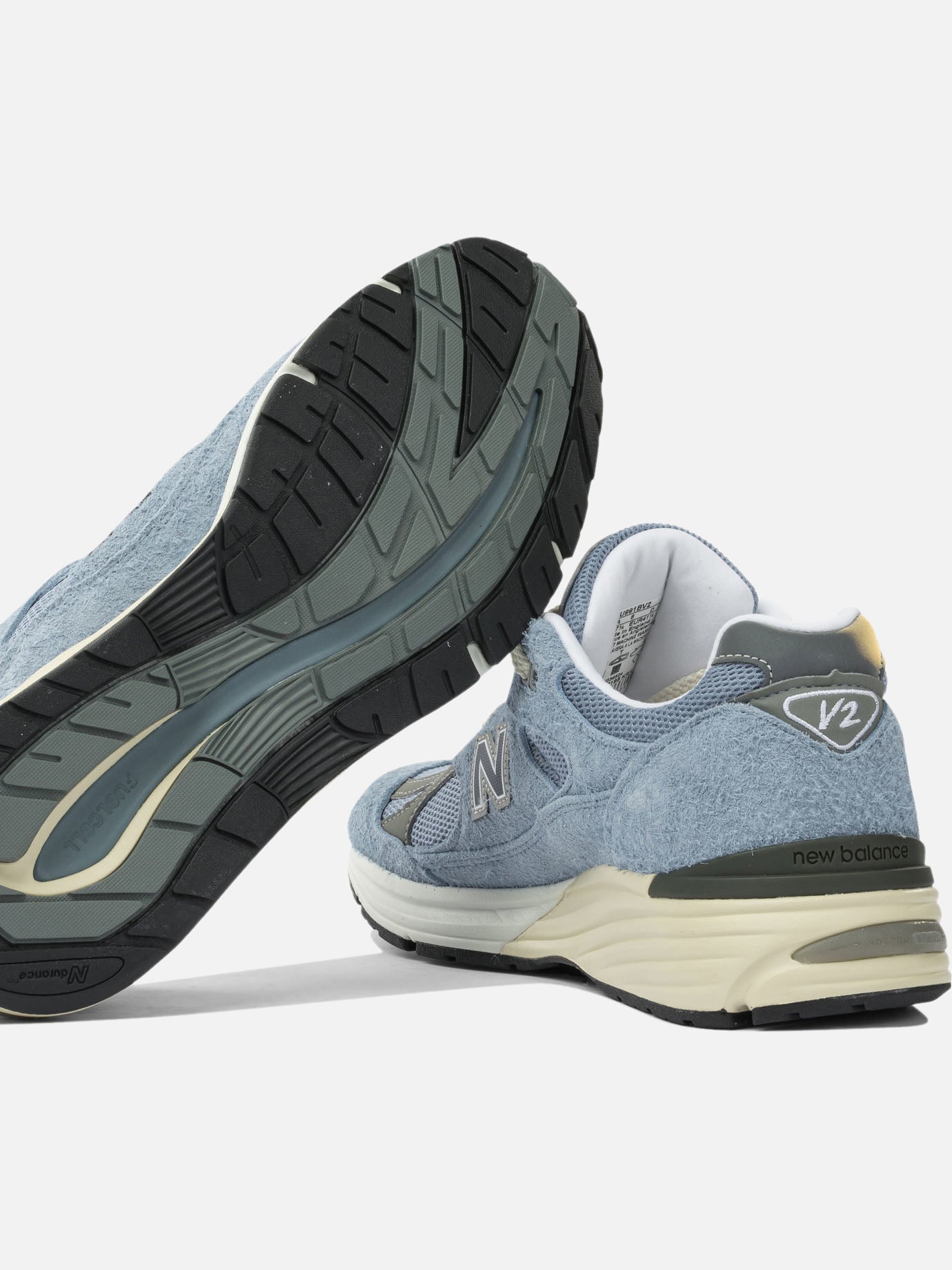 Low top sneakers 100% suede - 100% rubber  Light blue - New Balance Men | PDP | VIETTI Online Store | Zoom-Modal_5
