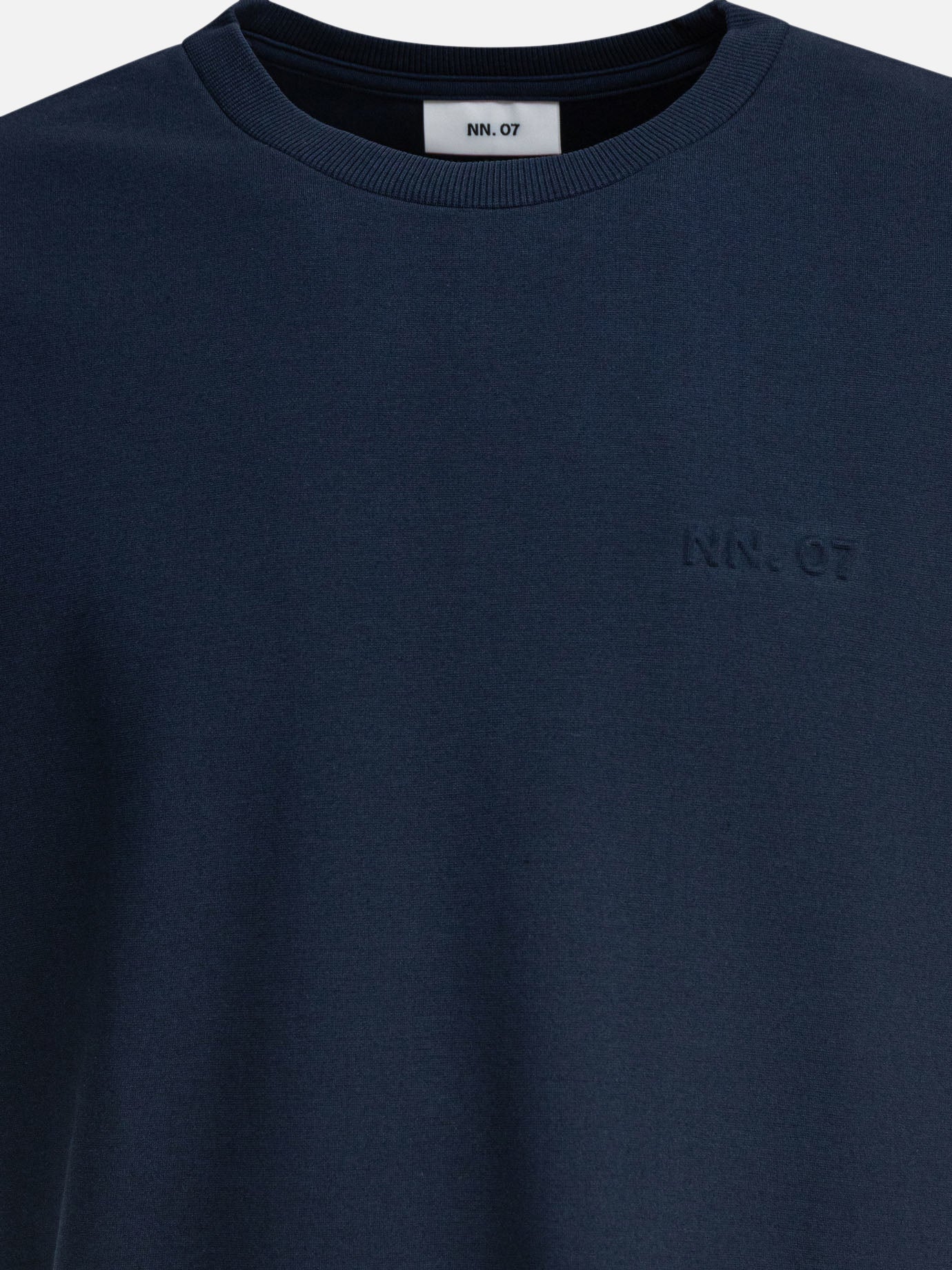 T-shirt girocollo Solid colour  Blu - NN.07 Uomo | PDP | VIETTI Online Store | thumbnail_3