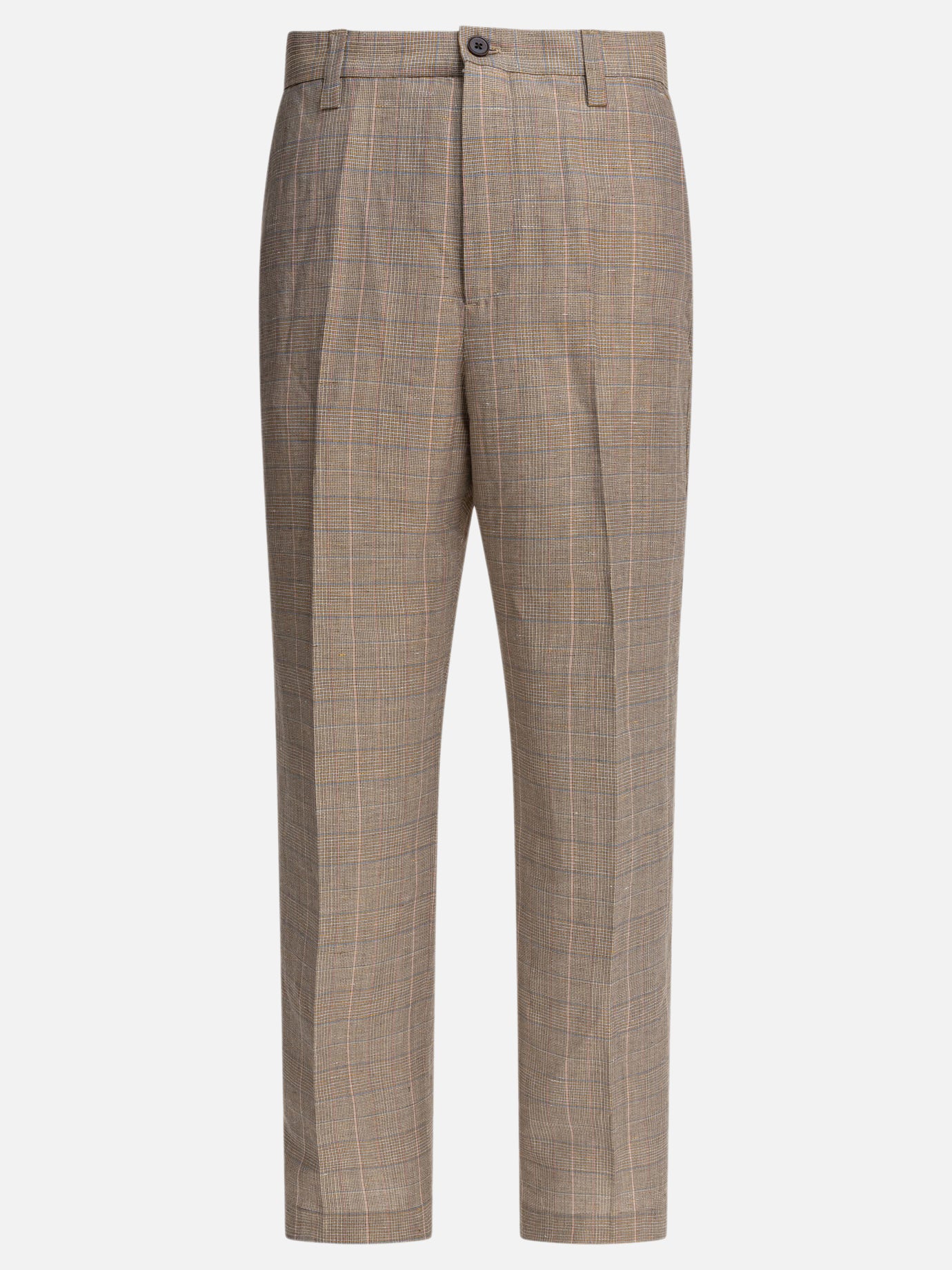 Leisure trousers Prince of Wales  Brown - NN.07 Men | PDP | VIETTI Online Store | Zoom-Modal
