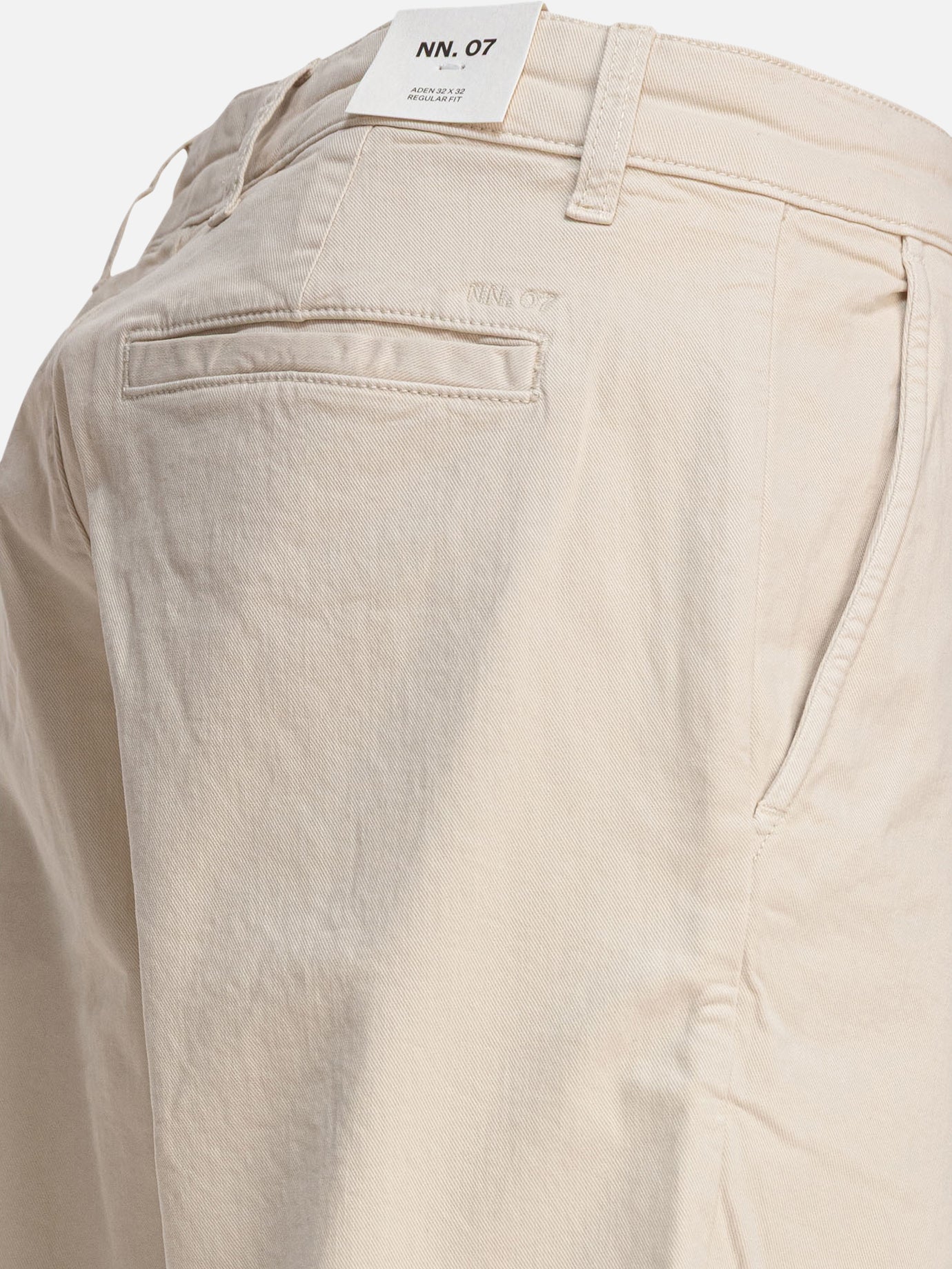Leisure trousers Solid colour  White - NN.07 Men | PDP | VIETTI Online Store | Zoom-Modal_4
