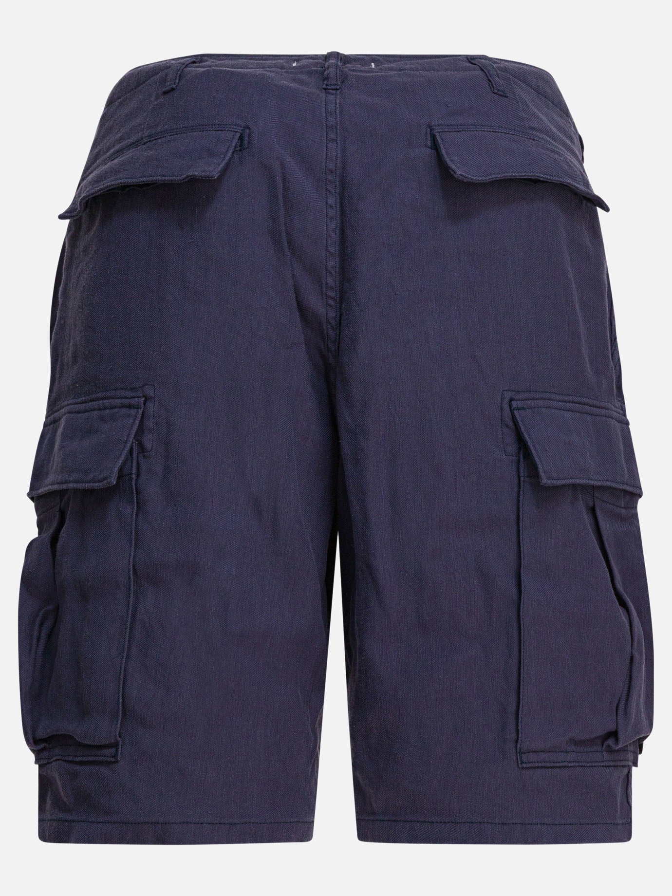 nonnative Linen cargo shorts NN-P4622 Blue - Men | VIETTI Shop