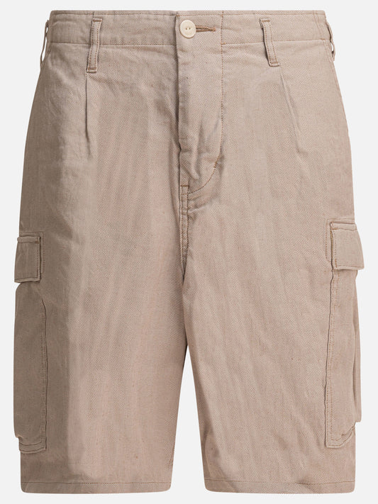 nonnative Linen cargo shorts Beige

