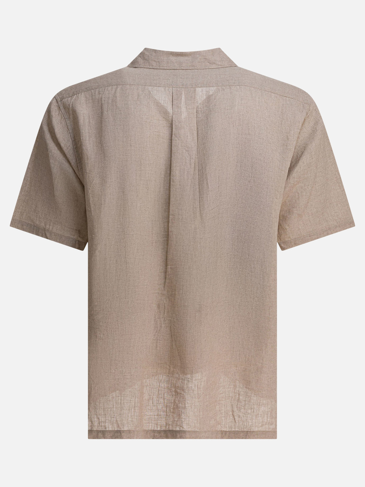 nonnative "Voyager" oxford linen shirt Beige