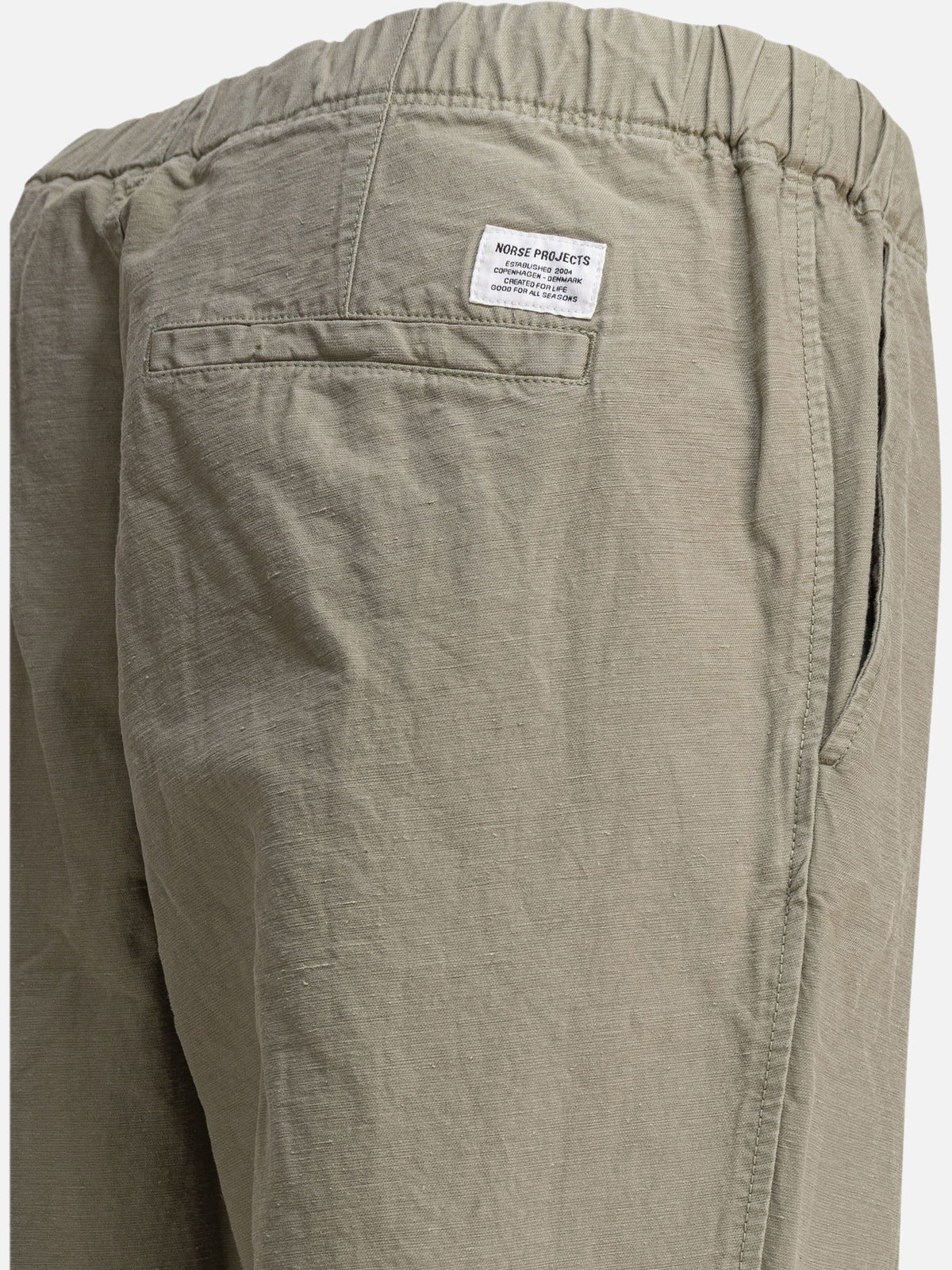 Norse Projects "Ezra" trousers Green - VIETTI