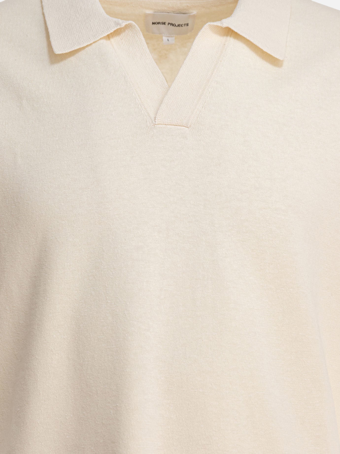 Polo shirts without buttons Solid colour  White - Norse Projects Men | PDP | VIETTI Online Store | thumbnail_3