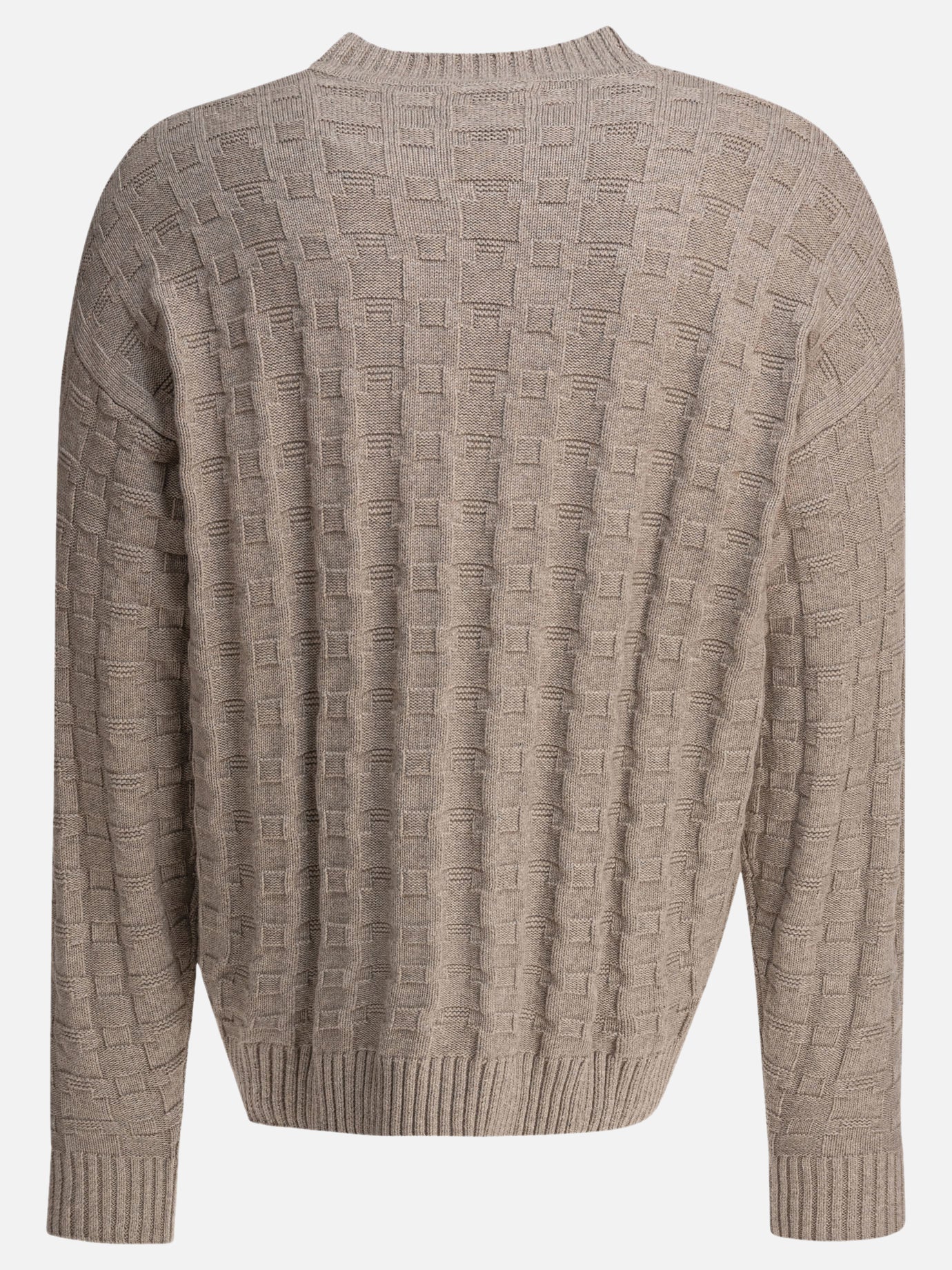 Maglioni girocollo Textured knit  Beige - Norse Projects Uomo | PDP | VIETTI Online Store | thumbnail_2