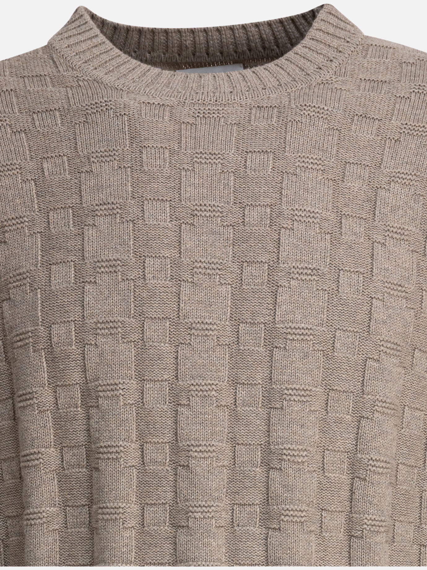 Maglioni girocollo Textured knit  Beige - Norse Projects Uomo | PDP | VIETTI Online Store | thumbnail_3
