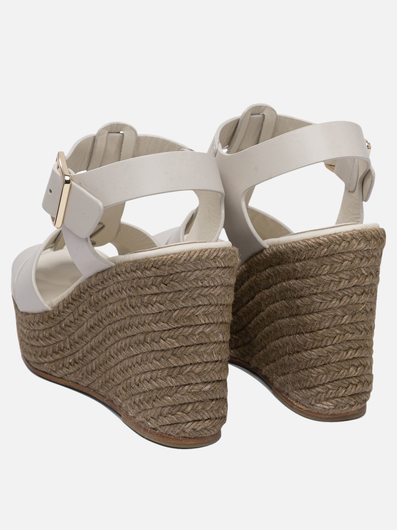Heeled sandals 100% cow leather - 100% cow leather  White - Paloma Barceló Women | PDP | VIETTI Online Store | thumbnail_4