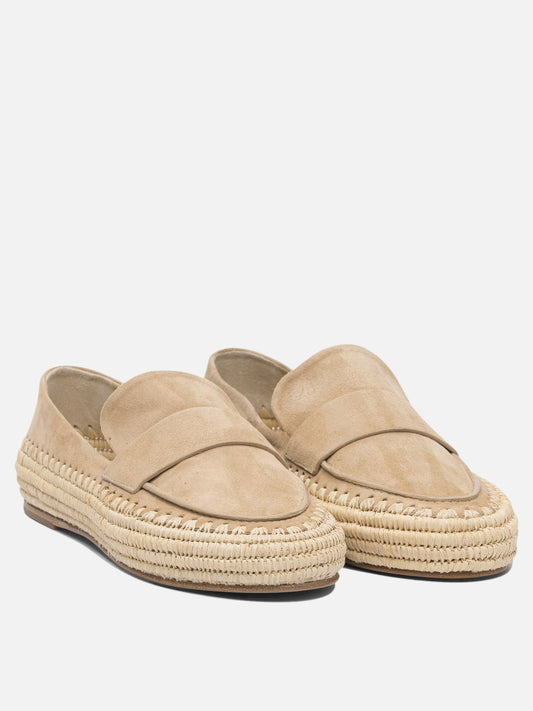 Loafers 100% cow leather - 100% cow leather  Beige - Paloma Barceló Women | PLP | VIETTI Online Store | 2
